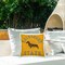 Vintage Dachshund State Outdoor Printed Pillow Design by Spirit Animals/Life Is High, 18 x 7 x 18